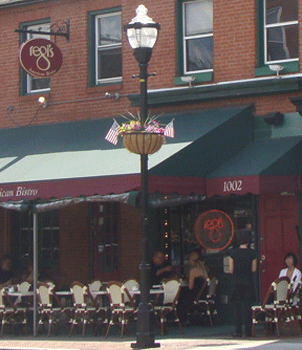 Regi's American Bistro Year-Round Outdoor Dining Patio on Light Street in Federal Hill Baltimore MD